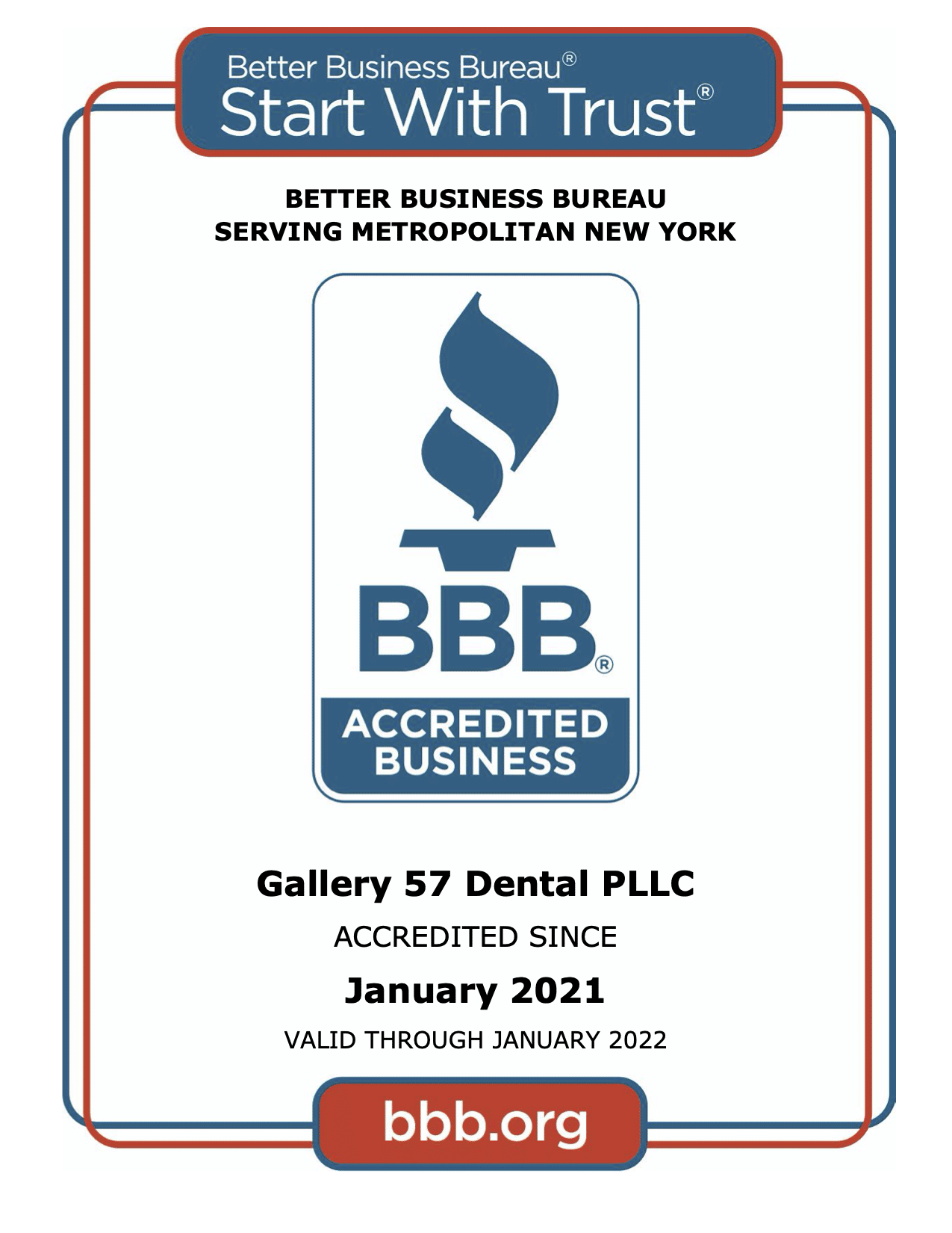 gallery 57 dental pllc cert